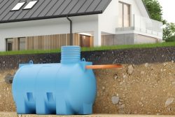 Undenground,Water,Tank,And,House,With,Clipping,Of,Ground,,3d