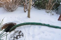 Pumping,Septic,Tanks,From,The,Backyard,Tank,In,The,Countryside